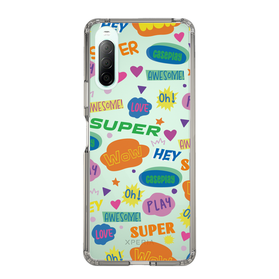 Slim Protection Case［ Original - Colorful Moji ］