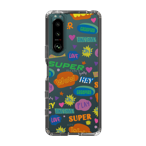 Slim Protection Case［ Original - Colorful Moji ］