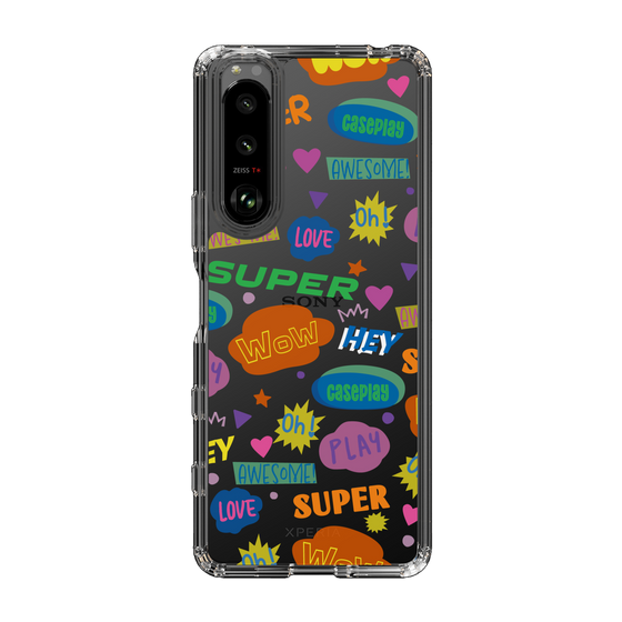Slim Protection Case［ Original - Colorful Moji ］
