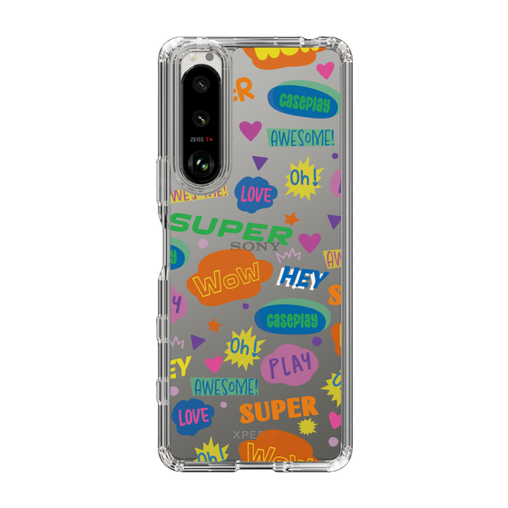 Slim Protection Case［ Original - Colorful Moji ］
