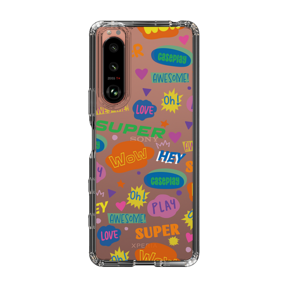 Slim Protection Case［ Original - Colorful Moji ］