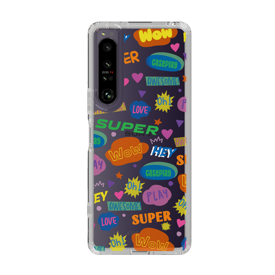 Slim Protection Case［ Original - Colorful Moji ］