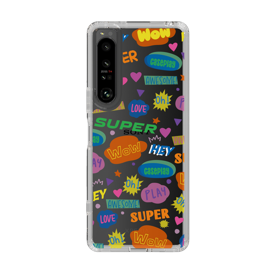 Slim Protection Case［ Original - Colorful Moji ］