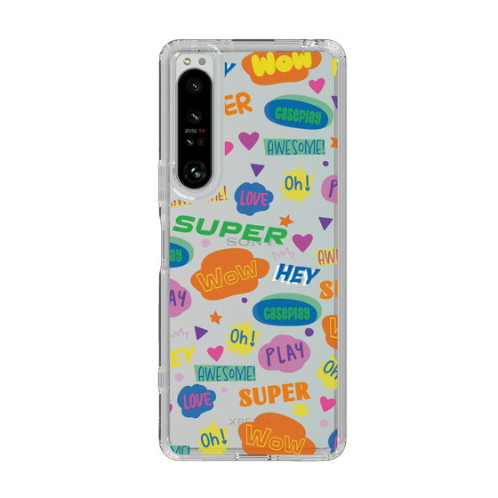 Slim Protection Case［ Original - Colorful Moji ］