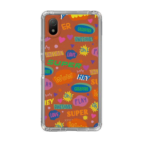 Slim Protection Case［ Original - Colorful Moji ］
