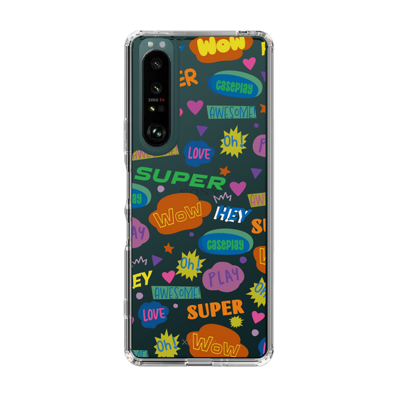 Slim Protection Case［ Original - Colorful Moji ］