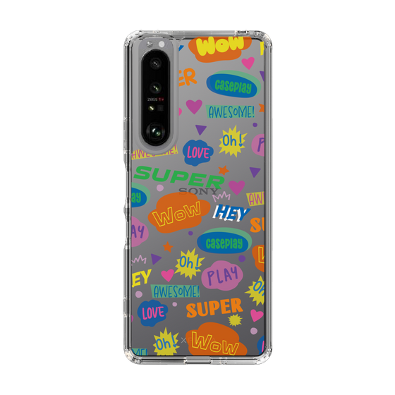 Slim Protection Case［ Original - Colorful Moji ］