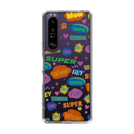 Slim Protection Case［ Original - Colorful Moji ］