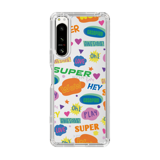 Slim Protection Case［ Original - Colorful Moji ］