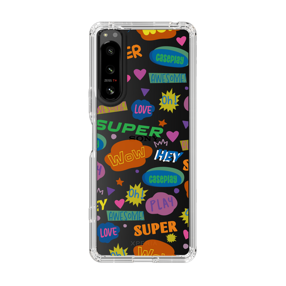 Slim Protection Case［ Original - Colorful Moji ］