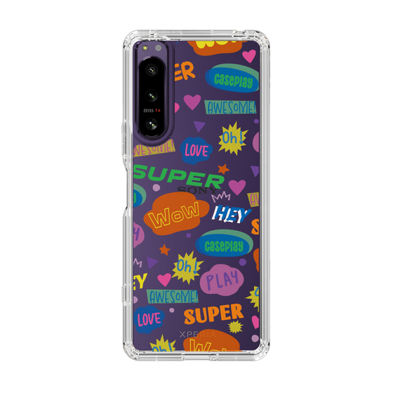 Slim Protection Case［ Original - Colorful Moji ］