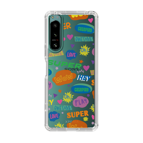 Slim Protection Case［ Original - Colorful Moji ］
