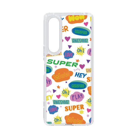 Slim Protection Case［ Original - Colorful Moji ］