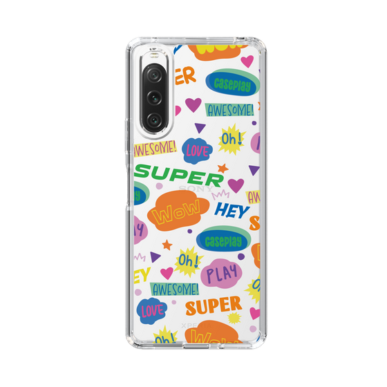 Slim Protection Case［ Original - Colorful Moji ］