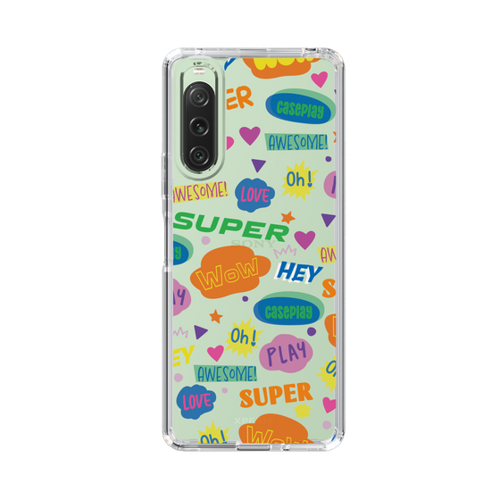 Slim Protection Case［ Original - Colorful Moji ］