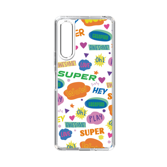 Slim Protection Case［ Original - Colorful Moji ］