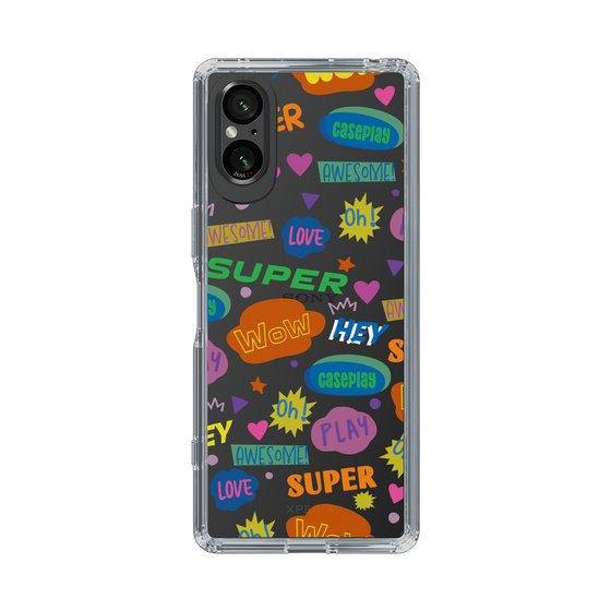 Slim Protection Case［ Original - Colorful Moji ］