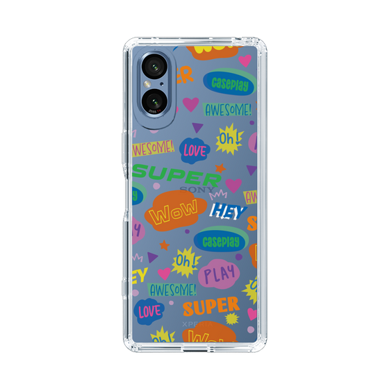 Slim Protection Case［ Original - Colorful Moji ］