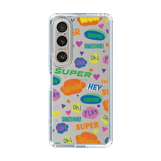 Slim Protection Case［ Original - Colorful Moji ］