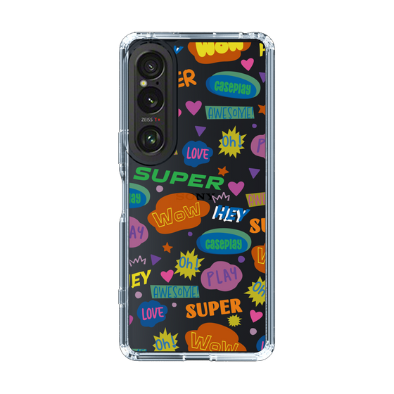 Slim Protection Case［ Original - Colorful Moji ］