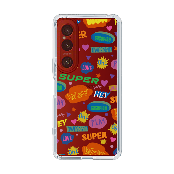 Slim Protection Case［ Original - Colorful Moji ］