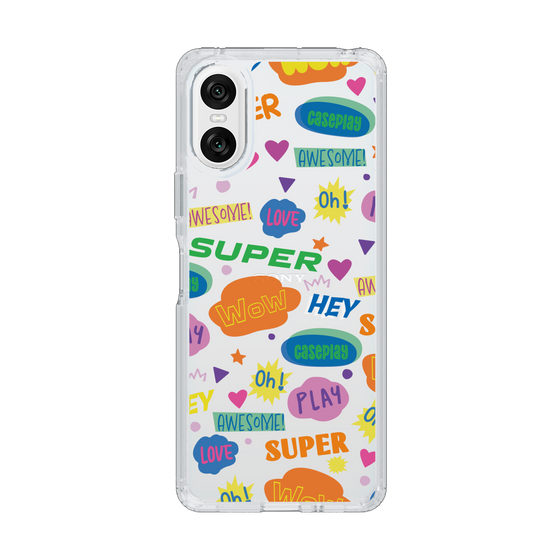 Slim Protection Case［ Original - Colorful Moji ］