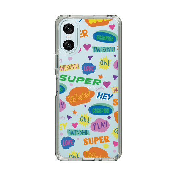 Slim Protection Case［ Original - Colorful Moji ］