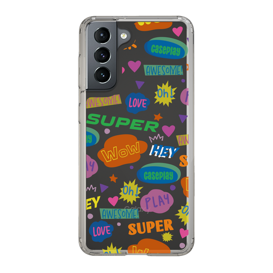 Slim Protection Case［ Original - Colorful Moji ］