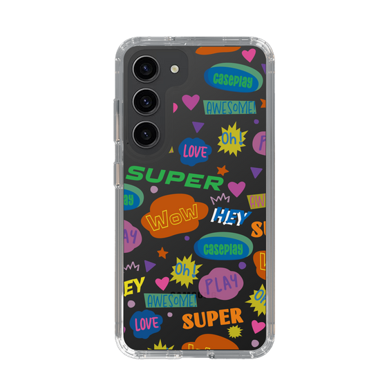 Slim Protection Case［ Original - Colorful Moji ］