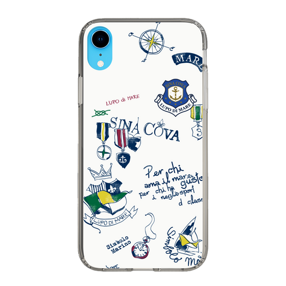 Slim Protection Case［ SINA COVA - All-Over Marine Motif ］