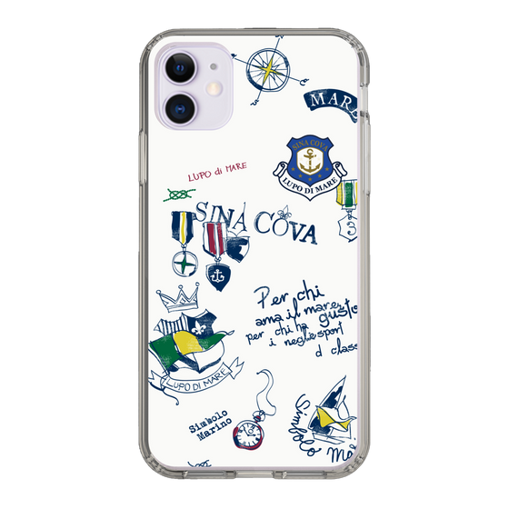 Slim Protection Case［ SINA COVA - All-Over Marine Motif ］