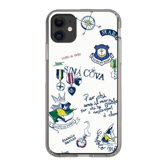 Slim Protection Case［ SINA COVA - All-Over Marine Motif ］