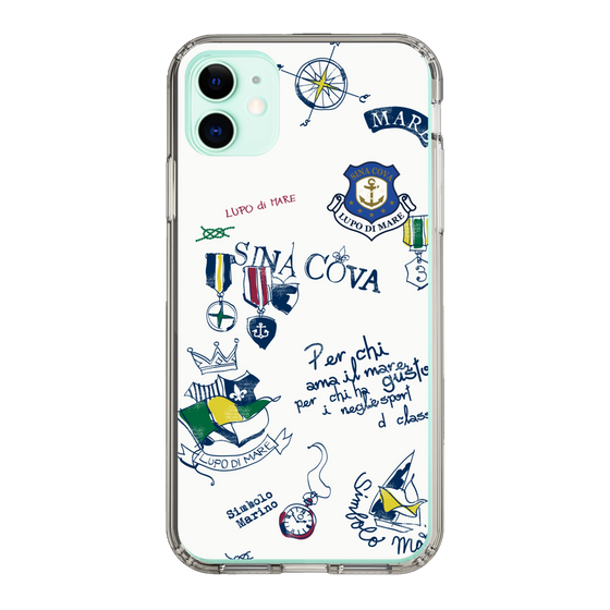 Slim Protection Case［ SINA COVA - All-Over Marine Motif ］