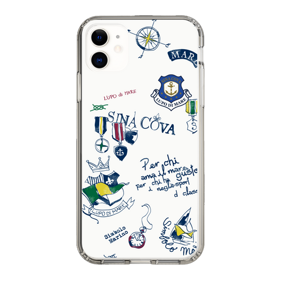 Slim Protection Case［ SINA COVA - All-Over Marine Motif ］