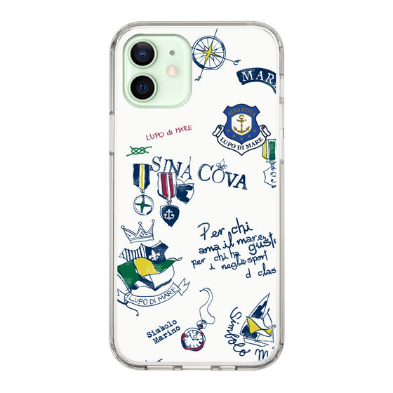 Slim Protection Case［ SINA COVA - All-Over Marine Motif ］