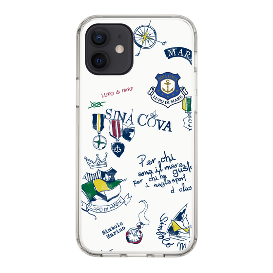 Slim Protection Case［ SINA COVA - All-Over Marine Motif ］