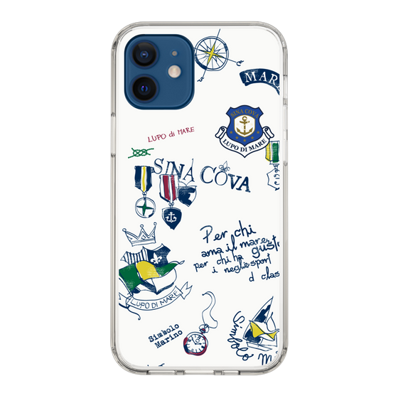 Slim Protection Case［ SINA COVA - All-Over Marine Motif ］