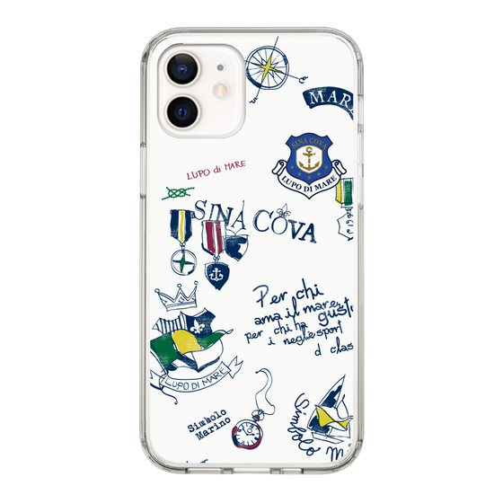 Slim Protection Case［ SINA COVA - All-Over Marine Motif ］