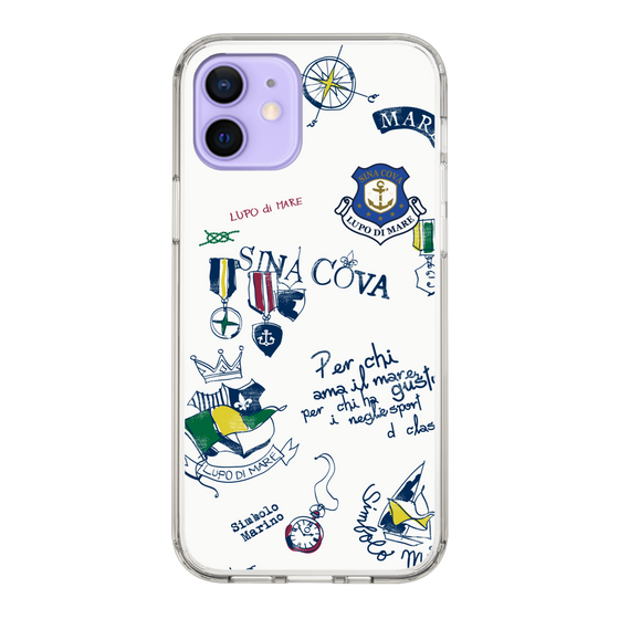 Slim Protection Case［ SINA COVA - All-Over Marine Motif ］