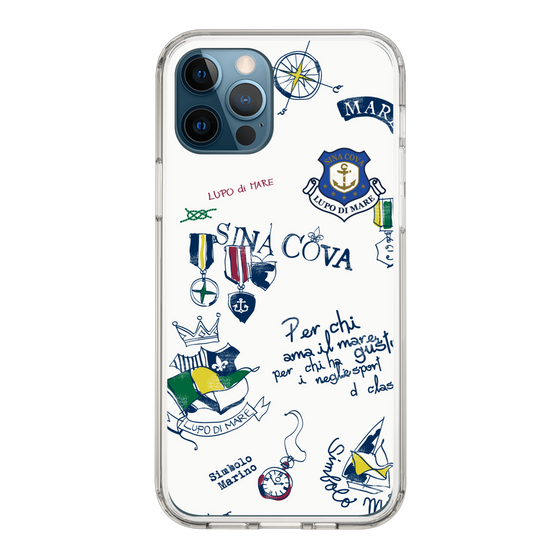 Slim Protection Case［ SINA COVA - All-Over Marine Motif ］