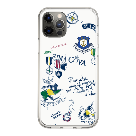 Slim Protection Case［ SINA COVA - All-Over Marine Motif ］