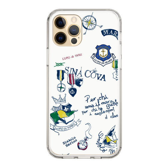 Slim Protection Case［ SINA COVA - All-Over Marine Motif ］