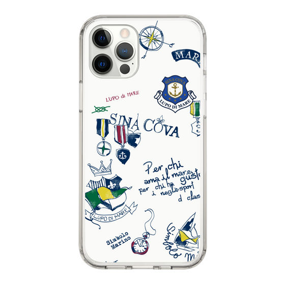Slim Protection Case［ SINA COVA - All-Over Marine Motif ］
