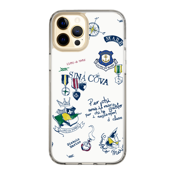 Slim Protection Case［ SINA COVA - All-Over Marine Motif ］