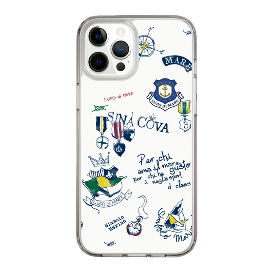Slim Protection Case［ SINA COVA - All-Over Marine Motif ］