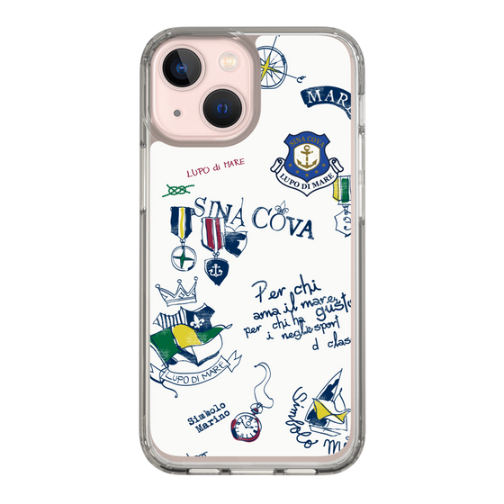 Slim Protection Case［ SINA COVA - All-Over Marine Motif ］