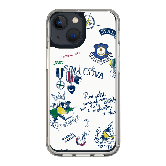 Slim Protection Case［ SINA COVA - All-Over Marine Motif ］