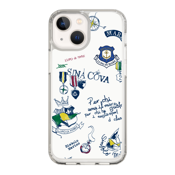 Slim Protection Case［ SINA COVA - All-Over Marine Motif ］