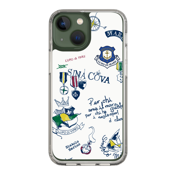 Slim Protection Case［ SINA COVA - All-Over Marine Motif ］