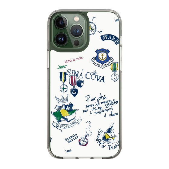 Slim Protection Case［ SINA COVA - All-Over Marine Motif ］
